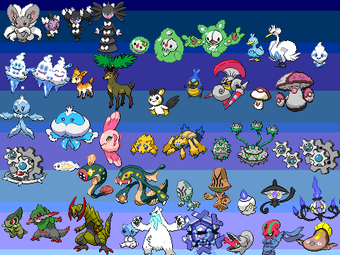 All Unova Pokemon Part3