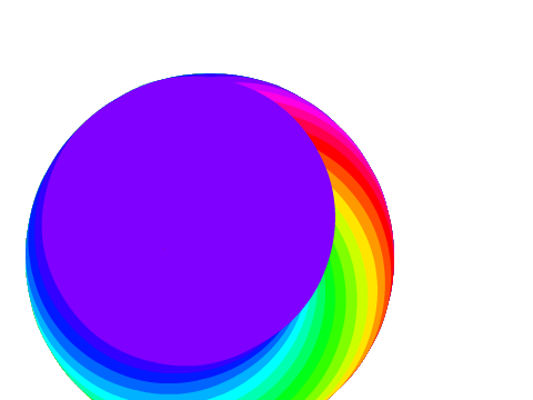 Rainbow spiral!