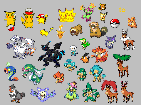 Pokemon sprites