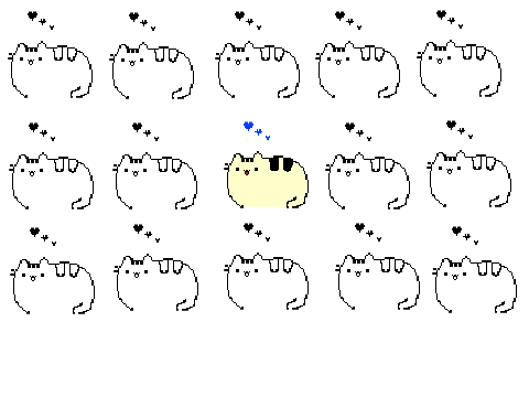 Pusheen coloring