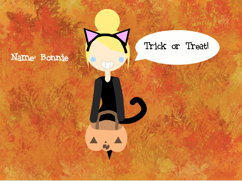 Bonnie the Trick-or-Treater