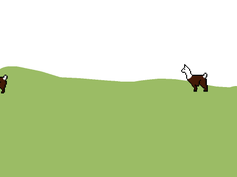 A Failed Attempt at Llamas Walking