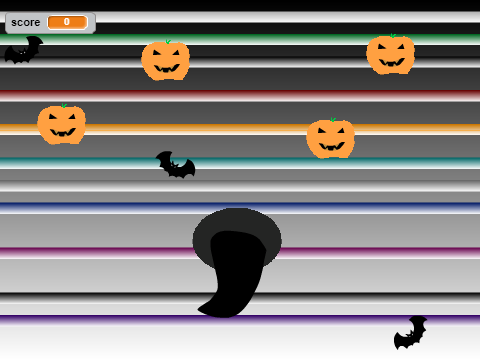 Halloween special-catch the pumpkins!