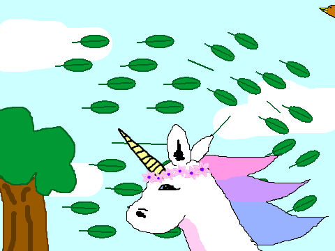 Windy Unicorn scene