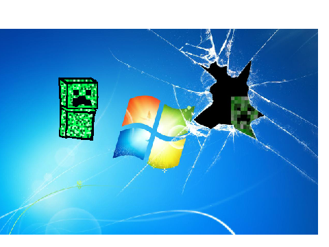 creeper broken window screen