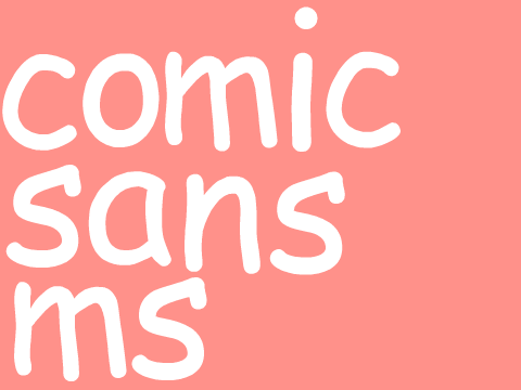 Comic Sans MS | The Font Project