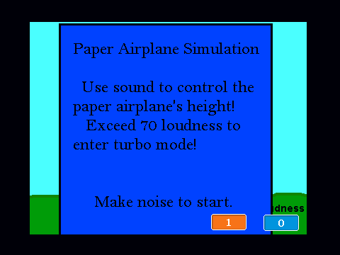 Paper Airplane Simulation
