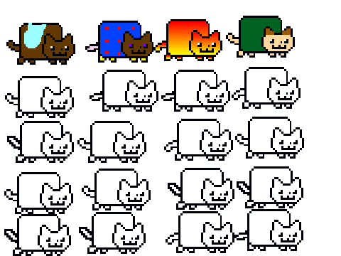 add yourself as a nyan cat!