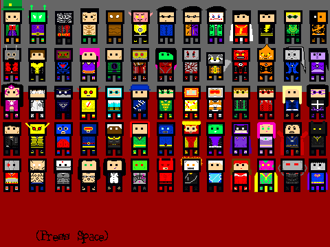 DC/MARVEL pixel art characters 0.7.3