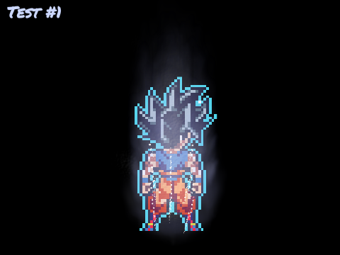 Ultra Instinct Goku Aura Test #1