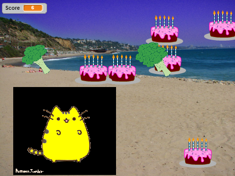 There's A Cat Licking Your Birthday Cake!!- Malibu!!!