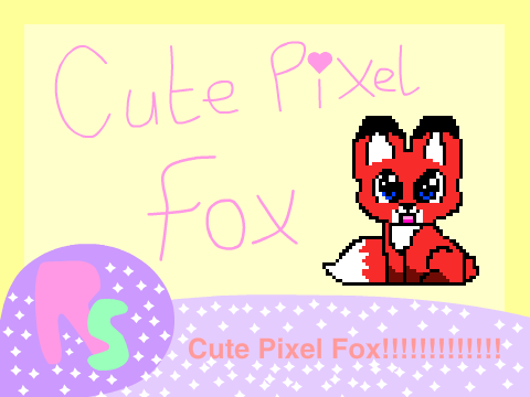 Cute Pixel Fox
