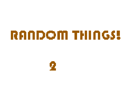 random things (eps.) 2!