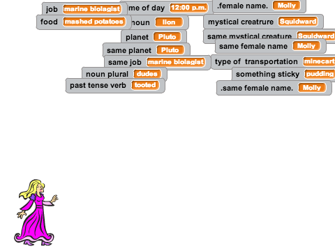 Princess mad libs