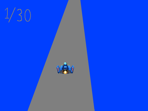 F- Zero Artwork - Captain Falcon Racing Big Blue 