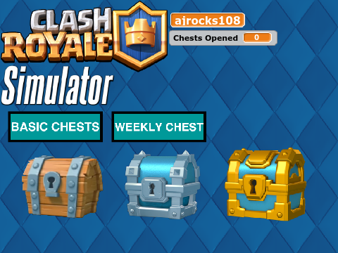 Clash Royale Chest Simulator!