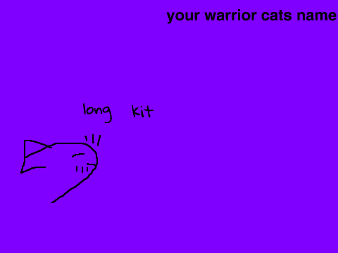 your warrior cat name