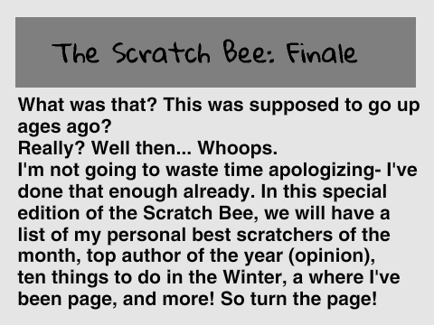 The Scratch Bee #12