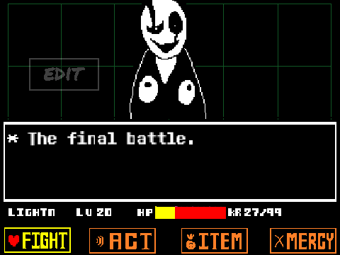 Undertale Gaster Fight