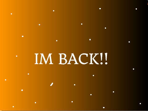 Im back!  + GREAT news!! + more OCs!
