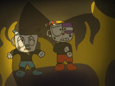 Cuphead Fanart -Boss battle-