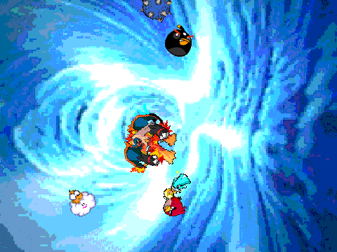 Add yourself falling throgh the time vortex[1]