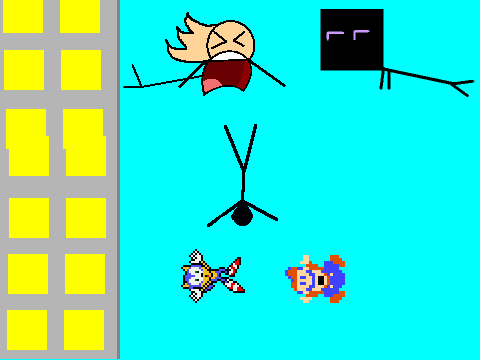 Add yourself falling off a building!