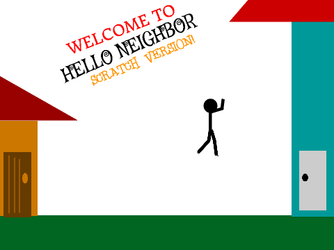 Hello Nighbor 2d Scratch version, v0.1 (Alpha Test)