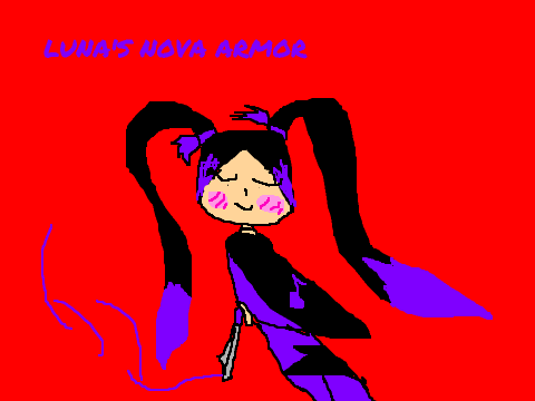 Luna in her Nova armor- MUSIC TO MY EARS