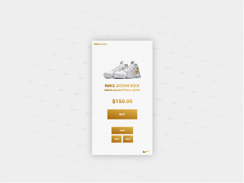 Nike Shoes UI