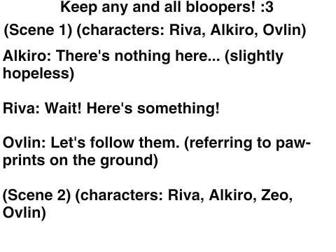 Alternative: Episode 3 Script! remix