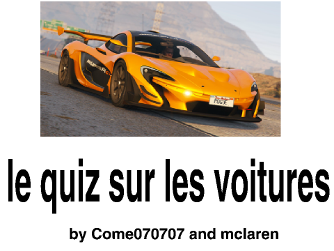 quiz pour mon studio automobile & co