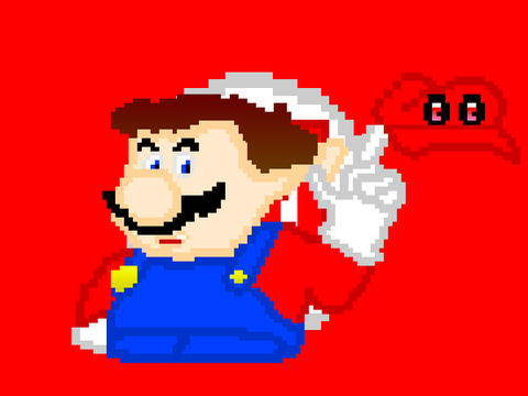 Super Mario Odyssey Pixel Art