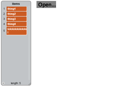 Working drop down menu