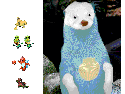 Real looking pokemon and splices