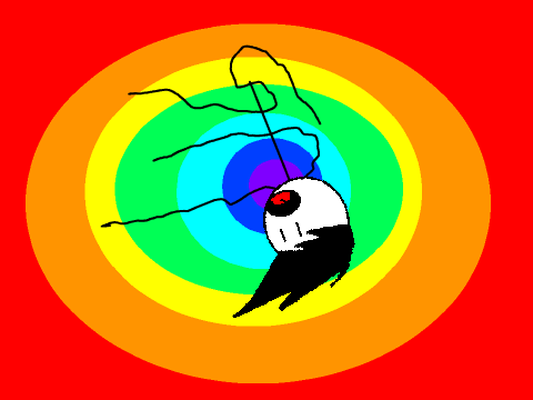 In a vortex