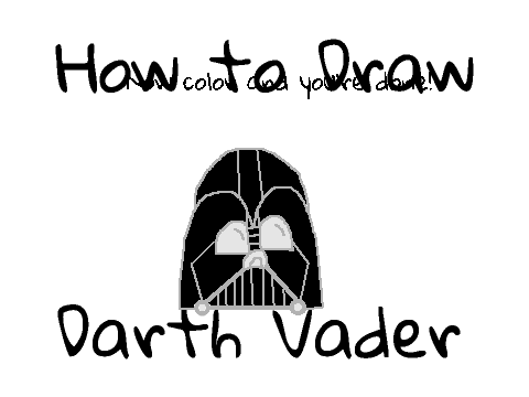 How to Draw Darth Vader's Helmet