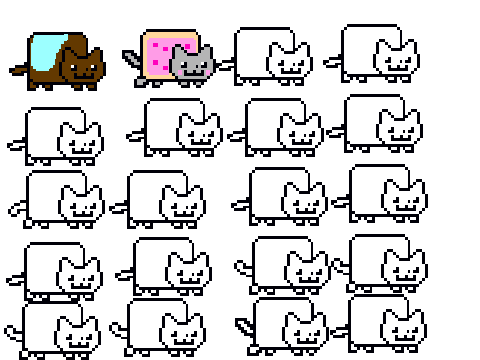 add yourself as a nyan cat!
