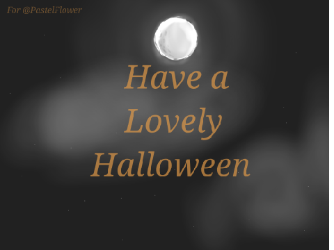 Secret Halloween Giveaway: For @PastelFlower