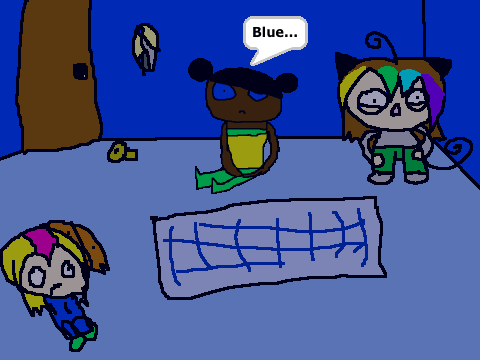 Add yourself stuck in the  Blue room  for 72 hours[1]