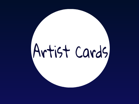 Simple Artist Cards (By @Simple_Me!) 