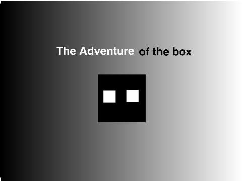 The Adventure of The Box(Platformer)