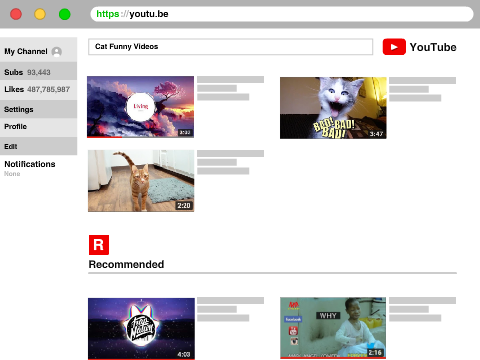 Youtube UI