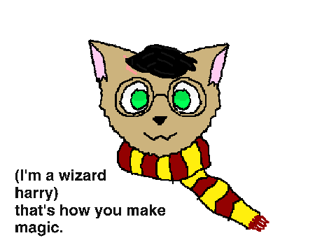 Harry Potter Cat NOW EXCLUSIVLY WITH HAIR