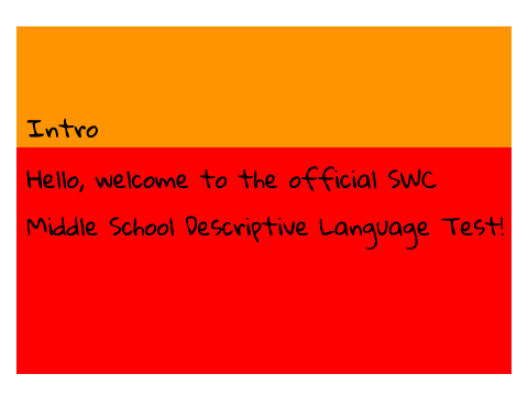 SWC Middle School - Test!
