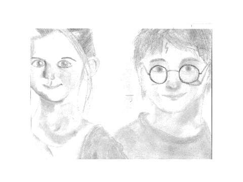 Harry and Ginny Drawing