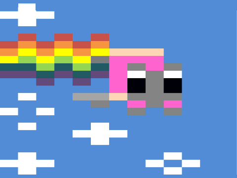 Excel Nyan Cat.