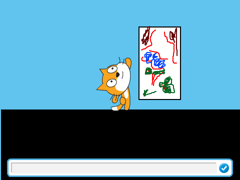 Cat the helpful robot.