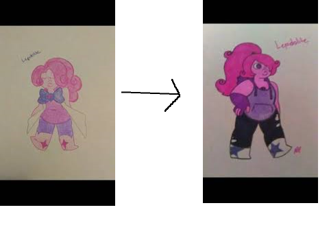 my gemsona/oc lepidolite
