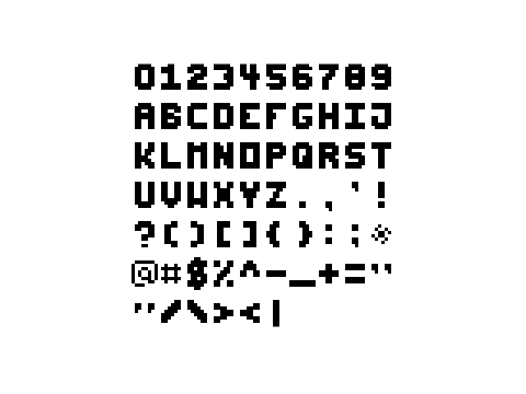 Bitmap Font